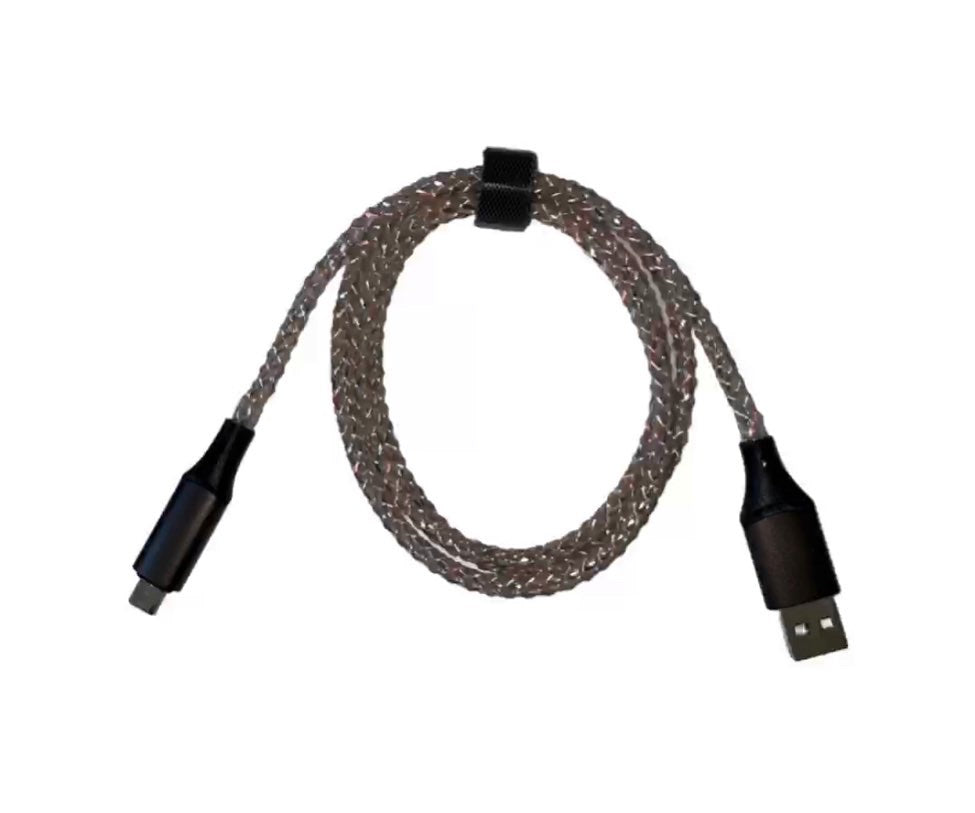 Color changing USB power cord 1 meter
